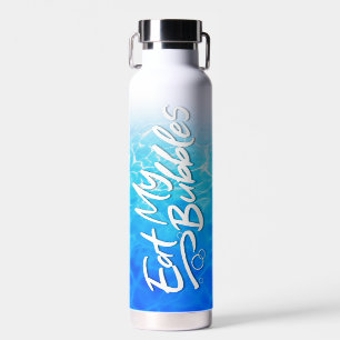 Bouteille D'eau "Mangez mes bulles" Cool Couleur du bassin Nager V