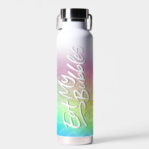 Bouteille D'eau "Mangez mes bulles" Unicorne Couleur de l'eau de b