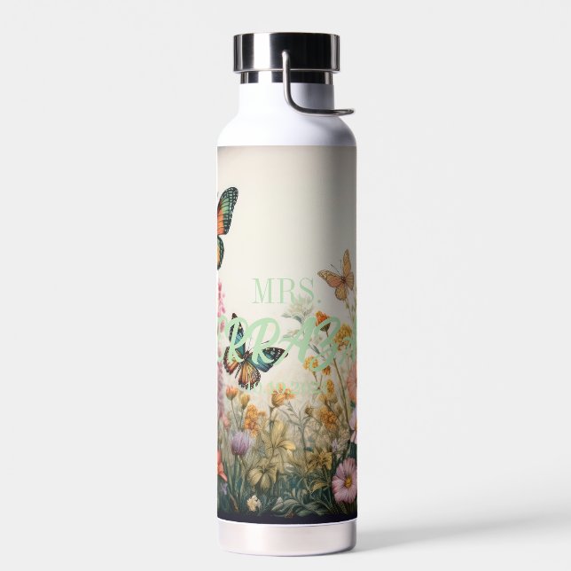 Bouteille D'eau Mariage personnalisé (Gauche)