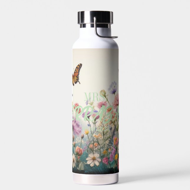 Bouteille D'eau Mariage personnalisé (Gauche)