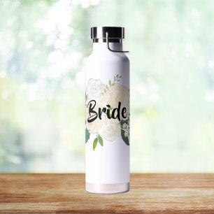 Bouteille D'eau Mariée d'ivoire peinte