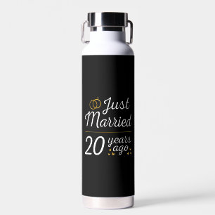 Bouteille D'eau Mariés depuis 20 ans II