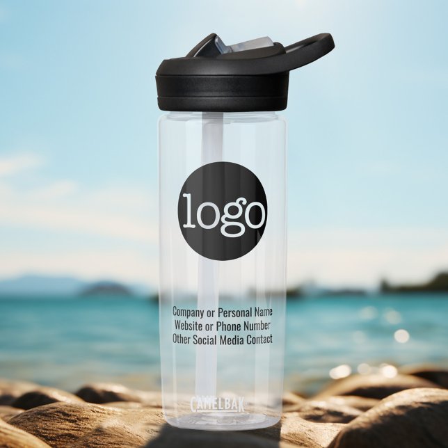 Bouteille D'eau Marque de logo Office Entreprise 3 lignes Texte (Personalized Camelbak Water Bottle with Your Logo)
