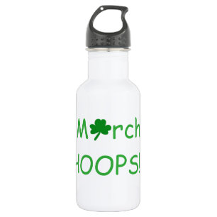 Bouteille D'eau Mars HOOPS Basket-ball amusant Trèfle vert