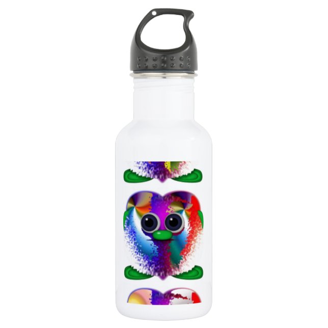 Bouteille D'eau Mascottes colorées (Devant)