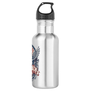 Bouteille D'eau Masque de gardien patriotique inspiré de la libert