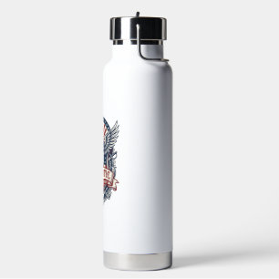 Bouteille D'eau Masque de gardien patriotique inspiré de la libert