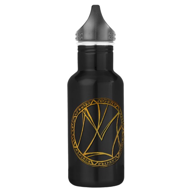 Bouteille D'eau Masques de logo de dessous (Gauche)