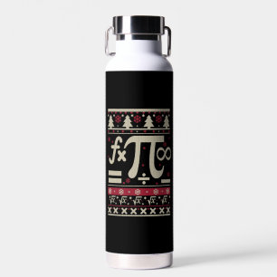 Bouteille D'eau Math Noël laid
