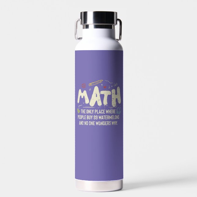 Bouteille D'eau Mathématiques Mathématiques Mathématiques Math Ens (Avant)