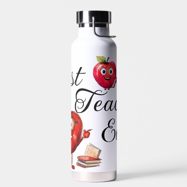 Bouteille D'eau Meilleur enseignant jamais (Gauche)