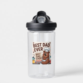 Bouteille D'eau Meilleur Papa Ever (Demandez à Mes Enfants) – Drôl