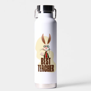 Bouteille D'eau Meilleur professeur lapin de la classe humour