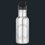 Bouteille D'eau Meilleure maman jamais classique photo simple<br><div class="desc">Ce design simple et classique est composé de typographie serif et d'ajouter une photo personnalisée.</div>