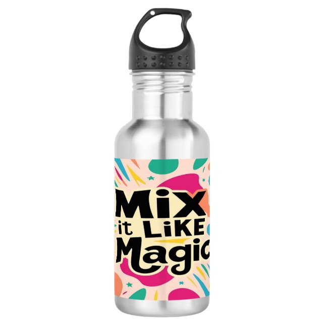 Bouteille D'eau Mélangez-le comme par magie (Devant)