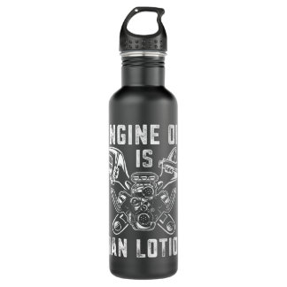 Bouteille D'eau Mens Car Lover Moteur Huile Est Homme Lotion Funny