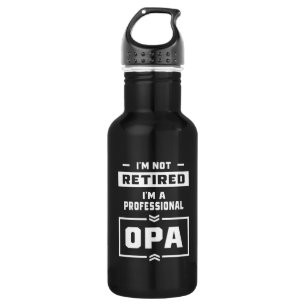 Bouteille D'eau Mens Je suis un Opa professionnel cadeau à la retr