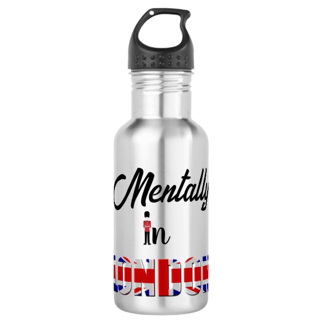 Bouteille D'eau Mental In London Water Bottle (Devant)