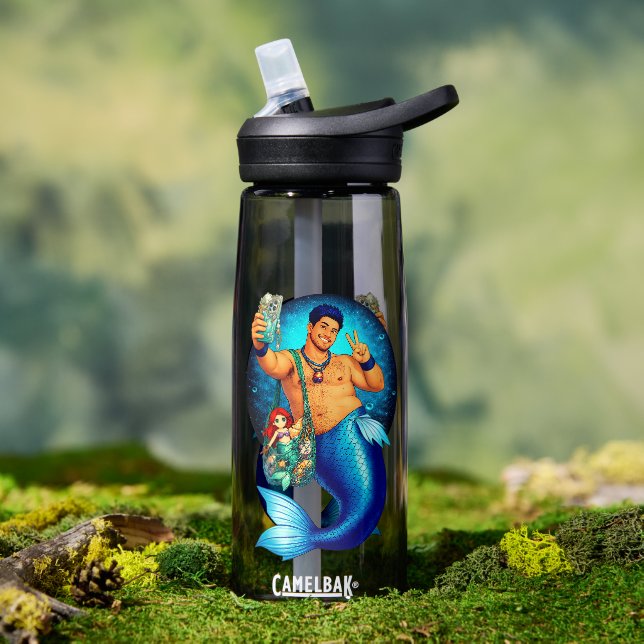 Bouteille D'eau Merbear Lagoon - Kai Mizuno (En extérieur (pivotée))
