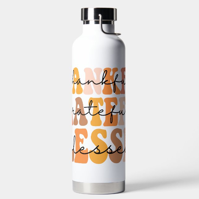 Bouteille D'eau Merci gracieux béni (Droite)