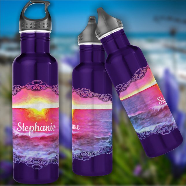 Bouteille D'eau Mexique Sunset 0909 (Créateur téléchargé)