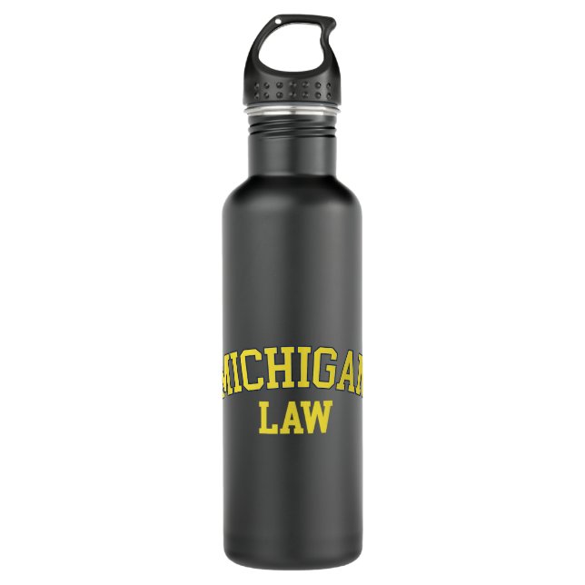 Bouteille D'eau Michigan Law, Michigan Bar Graduate Gift Lawyer Co (Devant)
