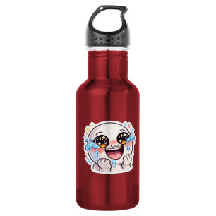 Bouteille D'eau Mignon Kawaii Qui Pleure De Rire Avec Des Larmes D