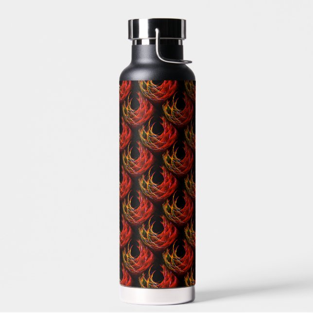 Bouteille D'eau Mignon Moderne Boho Élégant Motif d'Art Abstrait # (Gauche)