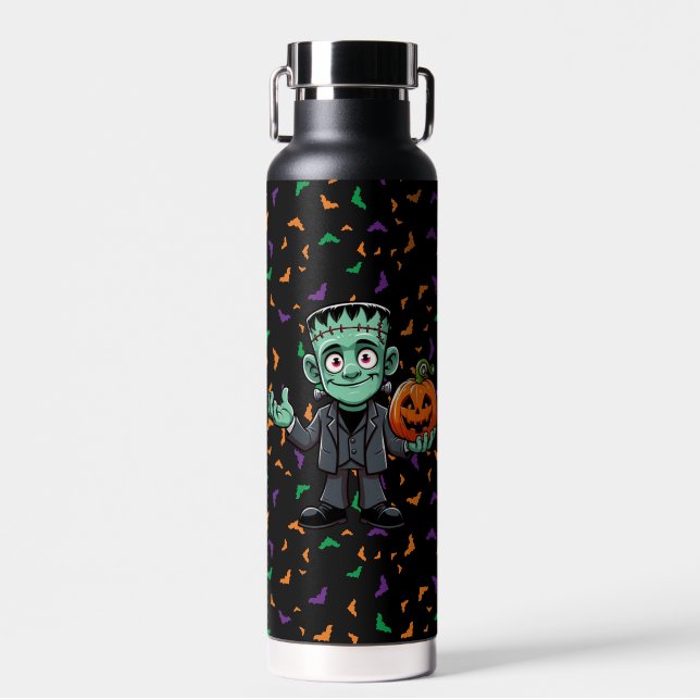 Bouteille D'eau Mignon, monstre du dessin animé Frankenstein (Avant)