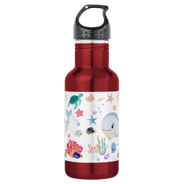 Bouteille D'eau Mignon sous l'eau (Devant)