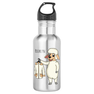 Bouteille D'eau Mignonne brebis avec blouson