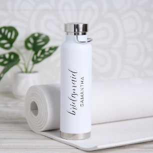 Bouteille D'eau Minimaliste Simple Élégant Demoiselle d'Honneur Ma