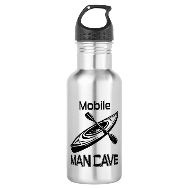 Bouteille D'eau Mobile Man Cave Kayak (Devant)