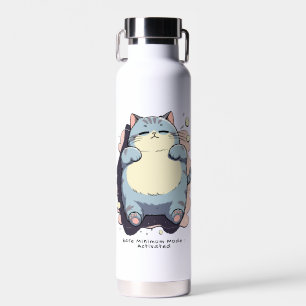 Bouteille D'eau Mode Minimum Activé – Humeur Relatable