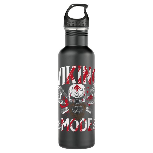 Bouteille D'eau Mode Viking Norse Mythology Design pour Viking War (Devant)