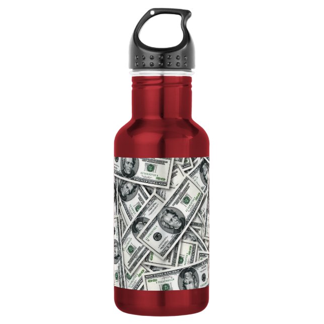 Bouteille D'eau Modèle de billet de vingt dollars (Devant)