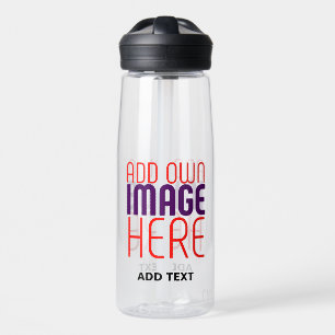 BOUTEILLE D'EAU MODÈLE DE TEXTE D'IMAGE SIMPLE ET CLAIR MODERNE