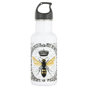 Bouteille D'eau MODERNE Abeille de reine VINTAGE