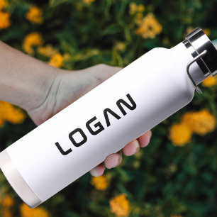 Bouteille D'eau Moderne minimaliste personnalisé