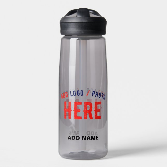 BOUTEILLE D'EAU MODERNE MODERNE ASH PERSONNALISABLE VÉRIFIÉ (Avant)