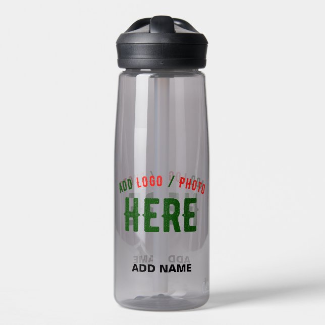 BOUTEILLE D'EAU MODERNE MODERNE ASH PERSONNALISABLE VÉRIFIÉ (Avant)