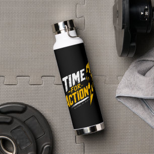 Bouteille D'eau Moment d'Action – Motivation pour la salle de spor