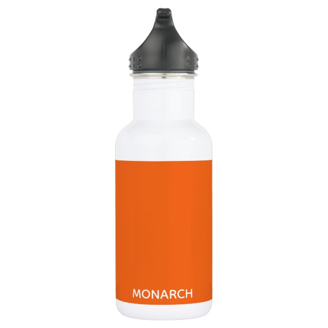 Bouteille D'eau Monarch butterfly orange color name (Droite)