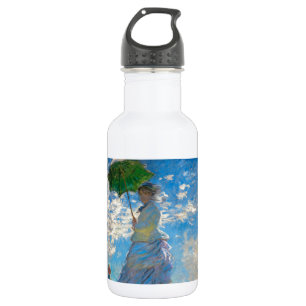 Bouteille D'eau Monet Femme Parasol Impressionnisme