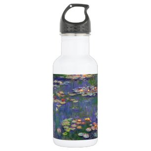 Bouteille D'eau Monet Water Lilies Chef-d'oeuvre Peinture