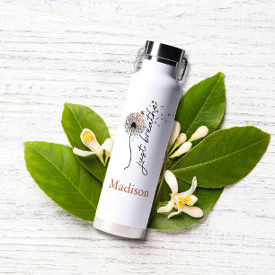 Bouteille D'eau Monogram Just Breathe Pissenlit Yoga Soins Personn