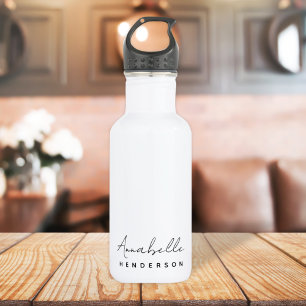Bouteille D'eau Monogram neutre Minimalist stylish