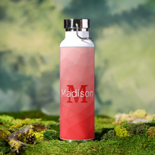 Bouteille D'eau Monogramme à motif géométrique en maille dégradé r