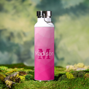 Bouteille D'eau Monogramme à motif géométrique en maille dégradé r