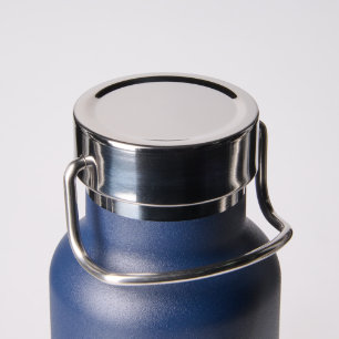 Bouteille D'eau Monogramme bleu marine